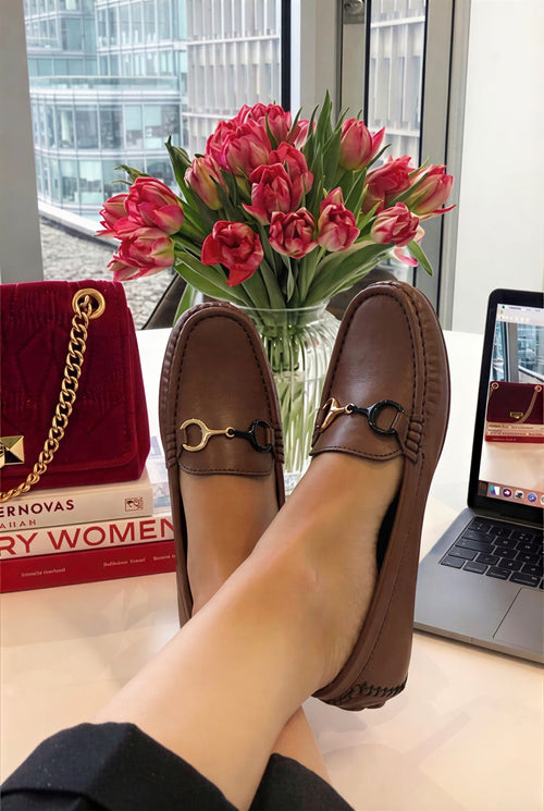 Moccasin brown