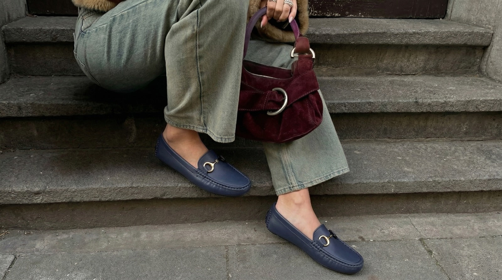 Moccasin blue
