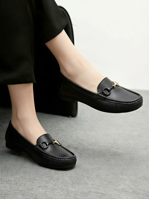 Mocassin noir Morja